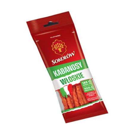 A126 SOKOLOW KABANOSY WLOSKIE (20X140G)