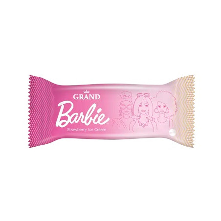 C125 KORAL BARBIE LODY SMIETANKOWYM O SMAKU POZIOMKI (48X65M