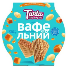 C255 TARTA CAKE WAFFLE CONDENSED MILK/CARAMEL/PEANUT(3X360G)