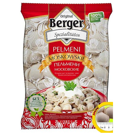 C352 BERGER PELMENI MOSKOWSKIE 12X900G