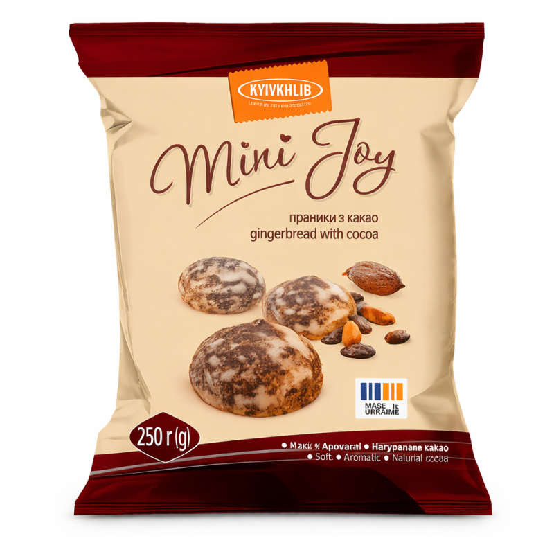 K615 KYIVHLIB GINGERBREAD MINI JOY COCOA (12X250G)