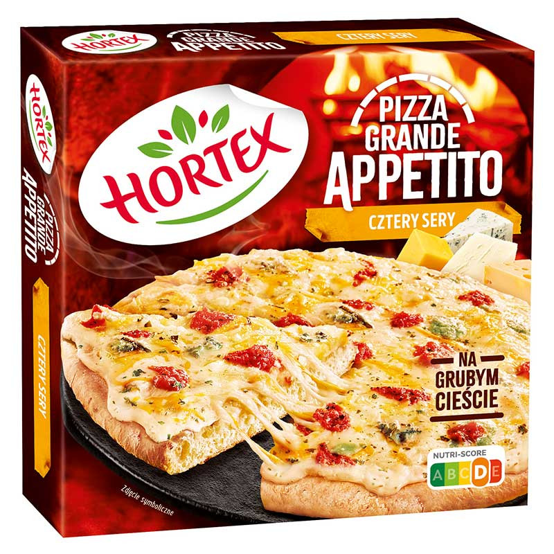 C571 HORTEX GRANDE APETITO PIZZA 4 CHEESE (5X380G)