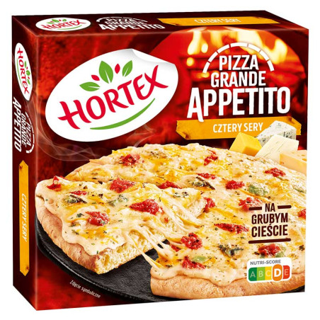 C571 HORTEX GRANDE APETITO PIZZA 4 CHEESE (5X380G)