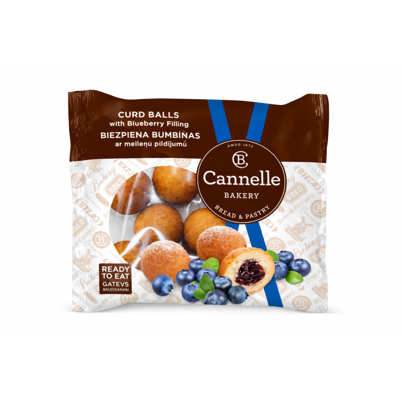 C614 CANNELLE BAKERY CURD BALLS WITH BLUEBERRY FILL(12X210G)