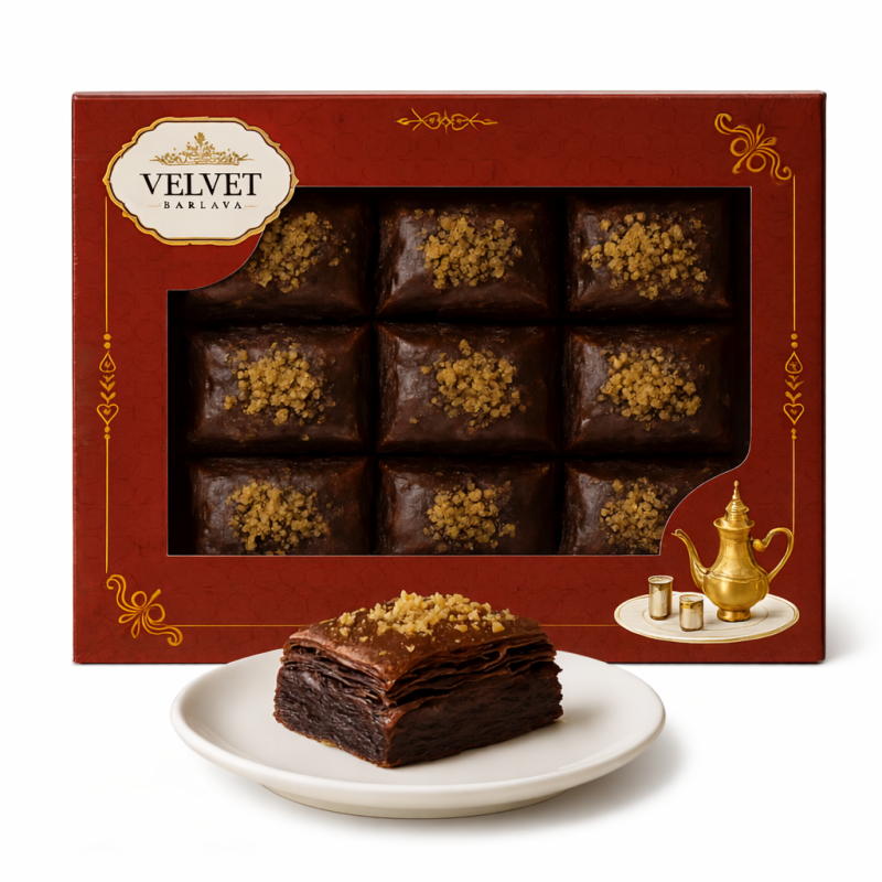 K729 VELVET BAKLAVA CHOCOLATE (9X250G)