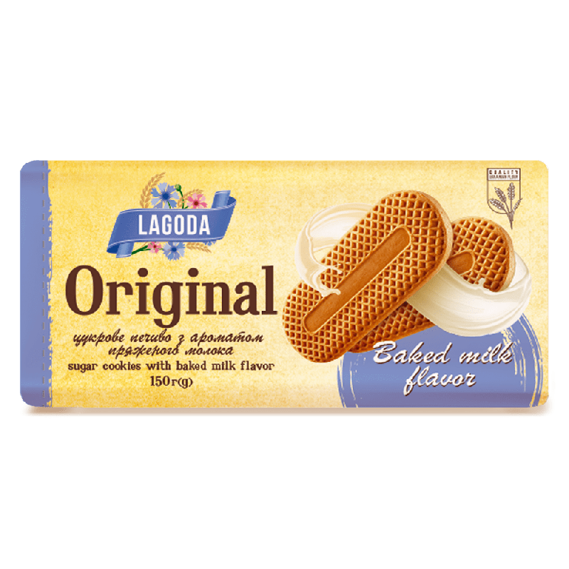 K743 LAGODA BISCUIT WITH BAKED MILK FLAVOR (24X150G)