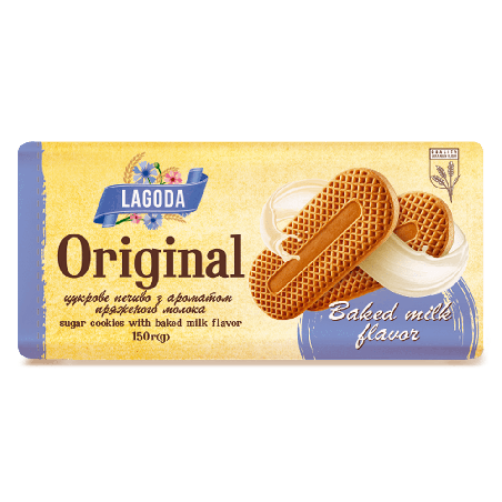 K743 LAGODA BISCUIT WITH BAKED MILK FLAVOR (24X150G)