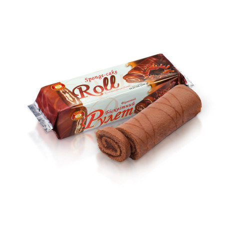 K764 KBF SPONGE CAKE ROLL CHOCOLATE (12X290G)