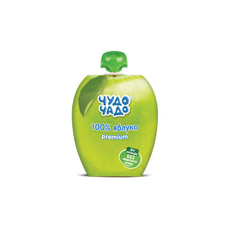 K772 CHUDO-CHADO PUREE APPLE WITHOUT SUGAR (16X90G)