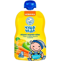 K773 CHUDO-CHADO PUREE APPLE, CARROT&QUINCHE (16X90G)