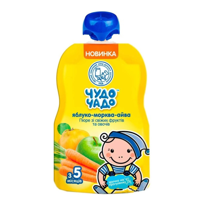 K773 CHUDO-CHADO PUREE APPLE, CARROT&QUINCHE (16X90G)