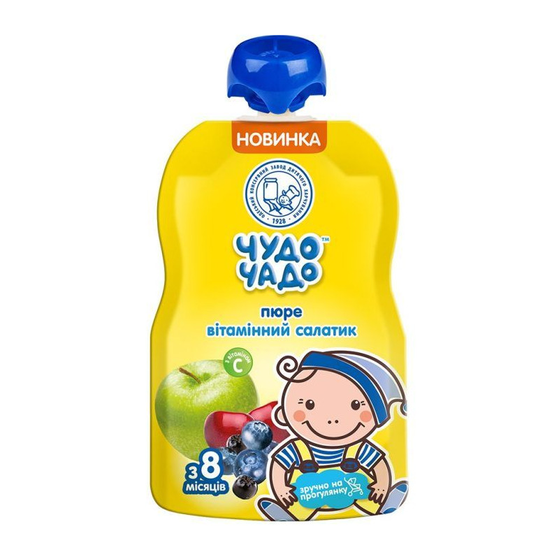 K778 CHUDO-CHADO PUREE FRUIT&BERRY WITH VITAMIN C (16X90G)