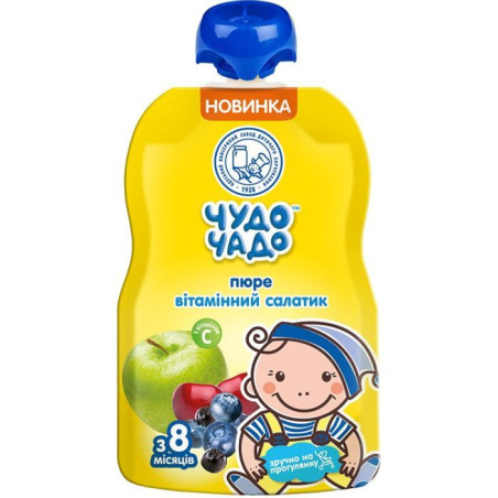 K778 CHUDO-CHADO PUREE FRUIT&BERRY WITH VITAMIN C (16X90G)