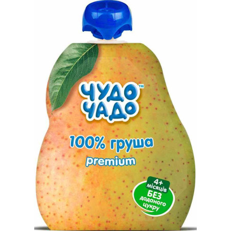 K779 CHUDO-CHADO PUREE PEAR WITHOUT SUGAR (16X90G)