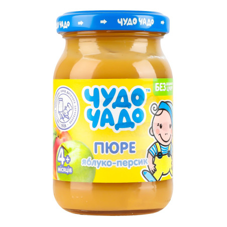 K781 CHUDO-CHADO PUREE APPLES PEACHES (6X170G)