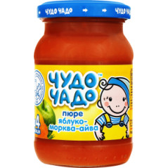 K782 CHUDO-CHADO PUREE APPLE, CARROTS&QUINCHES (6X170G)