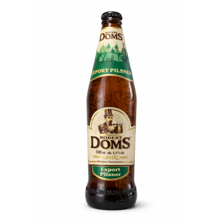 N256 ROBERT DOMS EXPORT PILSNER 20X0.5L 5.5%ALC. CARLSBERG UKRAINE