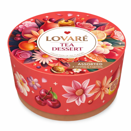 K834 LOVARE ,,ТEA DESSER'' BLACK TEA ASSORTMENT(32*2G)X4