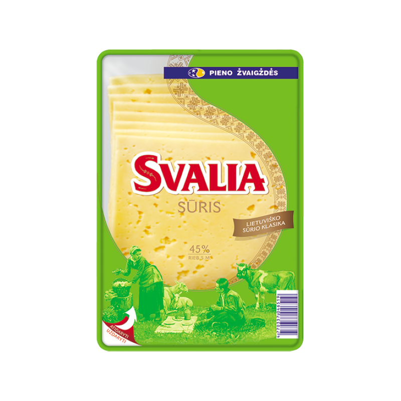 P124 SVALIA  CHEESE ,KLASSICHESKIJ'' 50% FAT ( 18X150G)