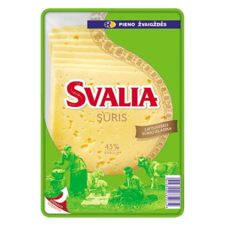 P124 SVALIA  CHEESE ,KLASSICHESKIJ'' 50% FAT ( 18X150G)