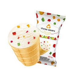C896 THREE BEARS ICE CREAM GALARETKA WAFFLE CUP (28X80G)