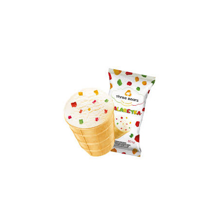 C896 THREE BEARS ICE CREAM GALARETKA WAFFLE CUP (28X80G)