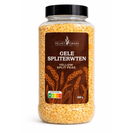 K818 VELVET GRAIN SPLIT PEAS 12X800G