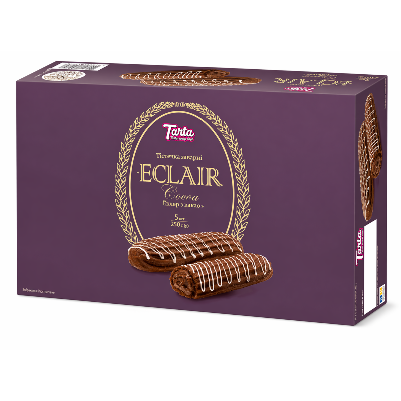 C280 TARTA ECLAIR WITH COCOA (3X250G)