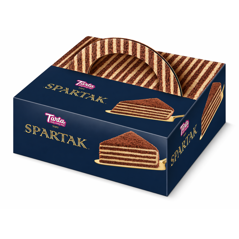 C283 TARTA CAKE SPARTAK (2X600G)