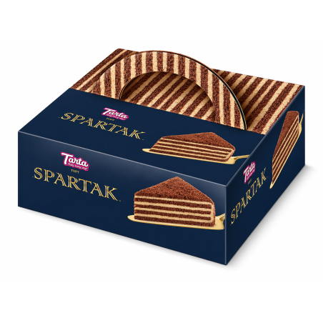 C283 TARTA CAKE SPARTAK (2X600G)