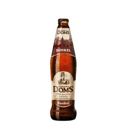N120  ROBERT DOMS DUNKEL DARK BEER 4.5% alc (20x0.5l)CARLSBERG UKRAINE