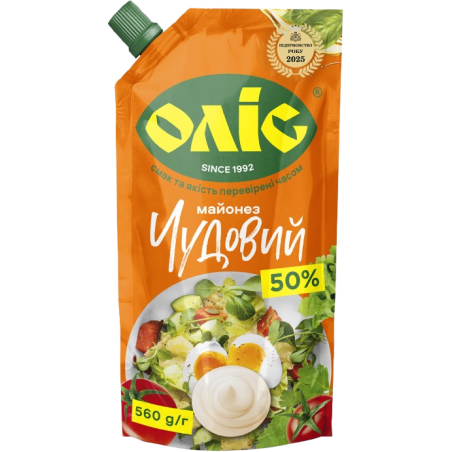 K865 OLIS MAYONNAISE CHUDOVIY 50% (18X560G)