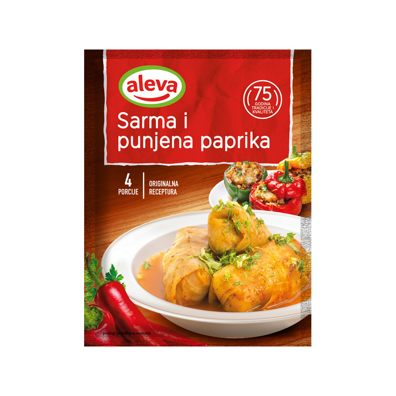 F014 ALEVA KRUIDENMIX SARMA EN PAPRIKA (15X60G)