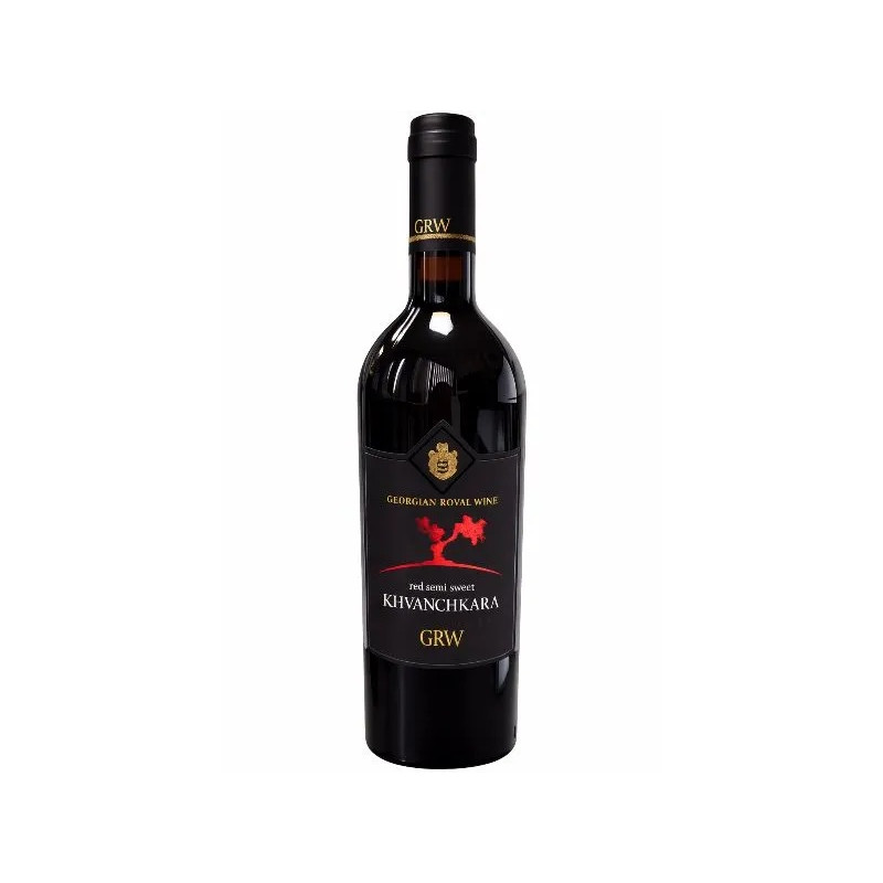 N089 GRW KVANCHKARA WINE RED SEMI SWEET ALK. 11% (6X0.75