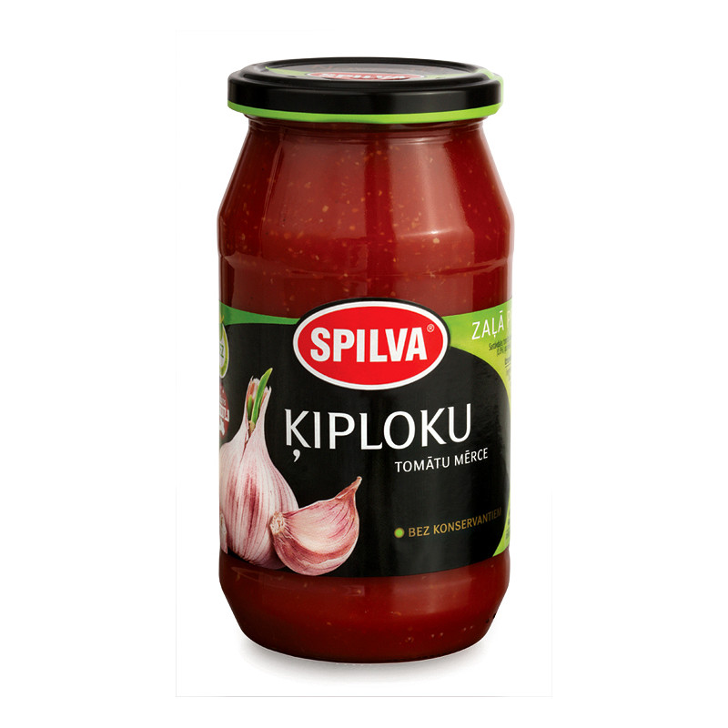 E077 SPILVA TOMATO SAUCE WITH GARLIC (6X510G)
