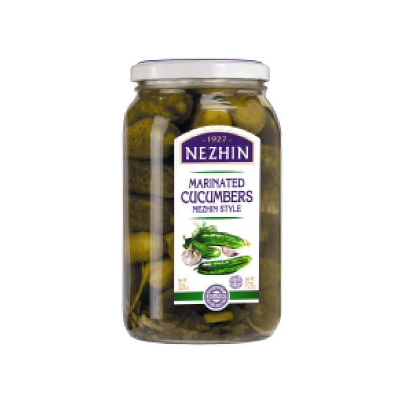 K547 NIZHYN MARINATED CUCUMBERS NEZHIN STYLE (12X920G)