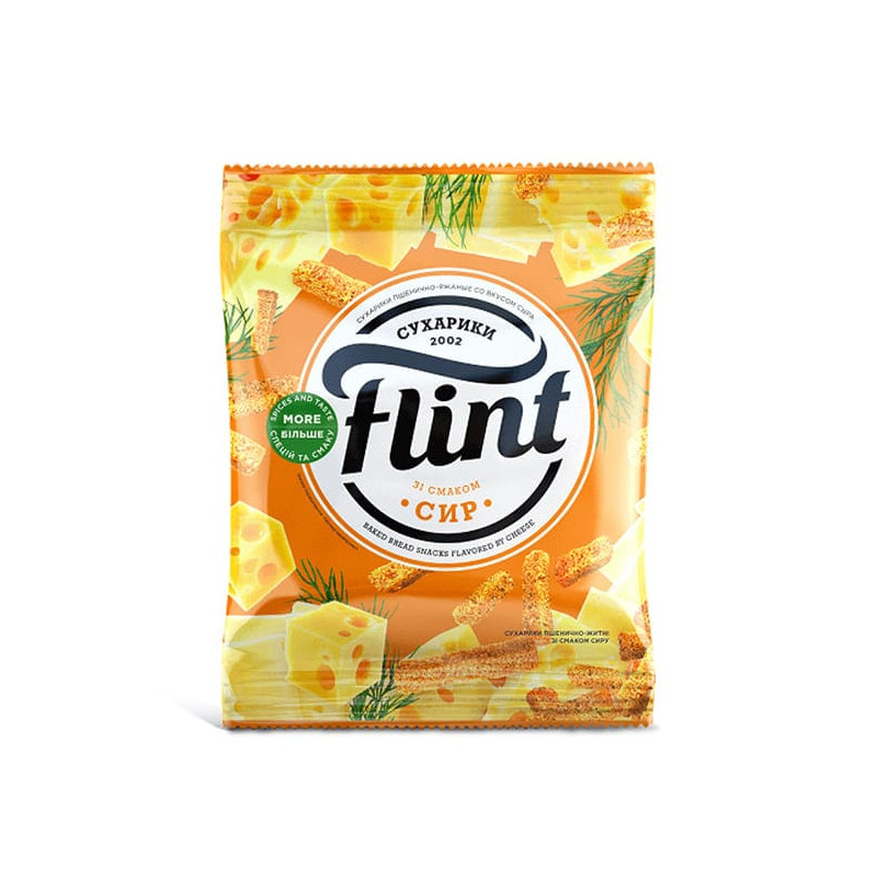 K042 FLINT WHEAT RUSKS WITH CHEESE (40X110G)