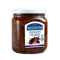 K816 NIZHYN EGGPLANTS WITH PRUNES (12X460G)