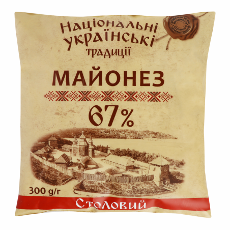 K790 NAT UKR TRAD MAYONNASE STOLOVYY 67% FILLPACK(38X300G)