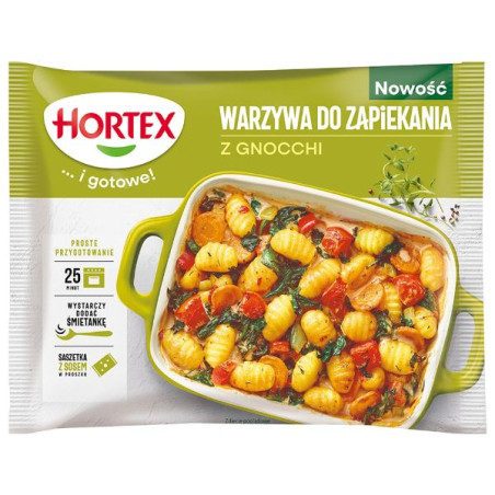 C529 HORTEX OVEN ROASTED VEGETABLES WITH GNOCCHI 14X450G