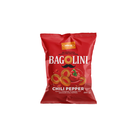 K747 KYIVHLIB DRY BAGELS WITH PAPRIKA&CHILLI (16X250)