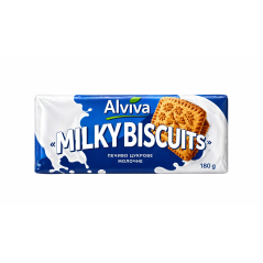 K745 ALVIVA MILKY BISCUIT (24X190G)