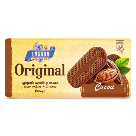 K744 LAGODA BISCUIT WITH COCOA (24X150G)