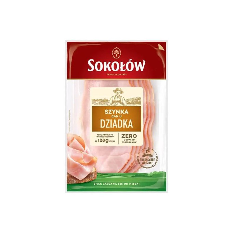 SOKOLOW SZYNKA JAK U DZIADKA 100G/ GRANDPAS HAM