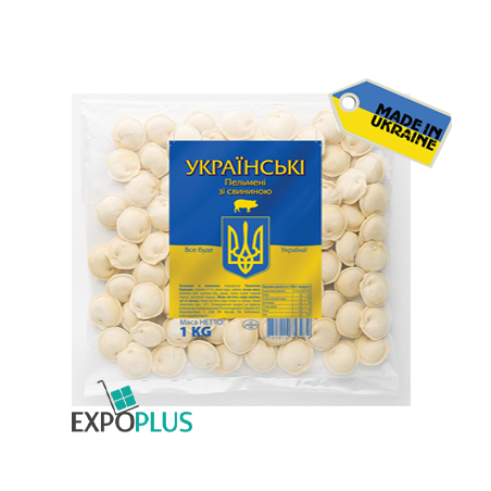 C372 DUMPLINGS "UKRAINSKIE" WITH PORK (12X1KG)
