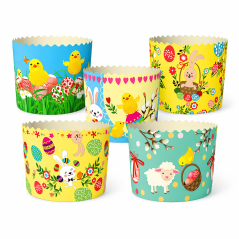 T042 DOBRYK PAPER BAKING FORMS PASTEL FOR 300G (150PCS)