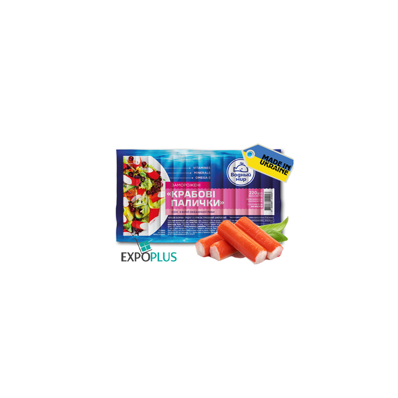 C187 VODNYI SVIT CRAB STICKS SURIMI (30X220G)
