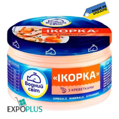 K488 VODNYI SVIT CAVIAR PASTE OCEAN FISH/SHRIMP(6X160G)0516