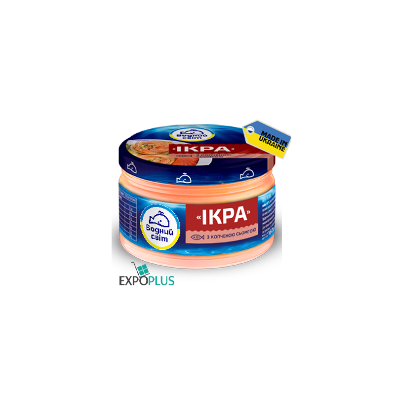 K556 VODNYI SVIT CAVIAR PASTA SMOKED SALMON(6X160G)SIOMGA