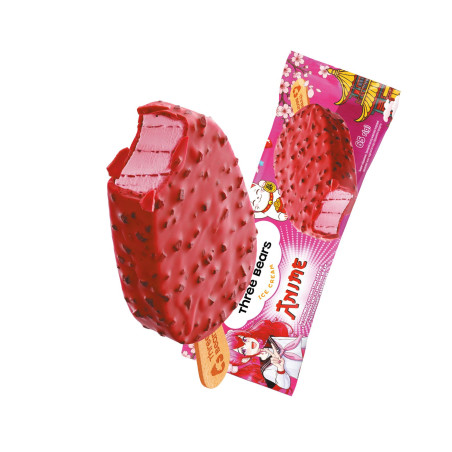 THREE BEARS ICE CREAM ANIME GLAZE STICK (34X65ML)